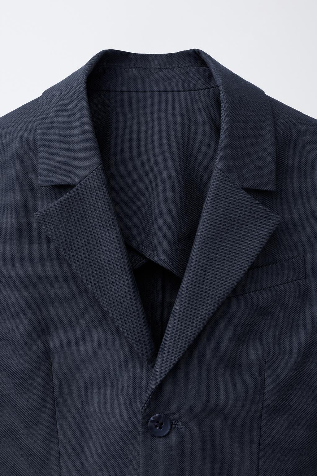 КОСТЮМНЫЙ БЛЕЙЗЕР ИЗ ХЛОПКА И ЛЬНА