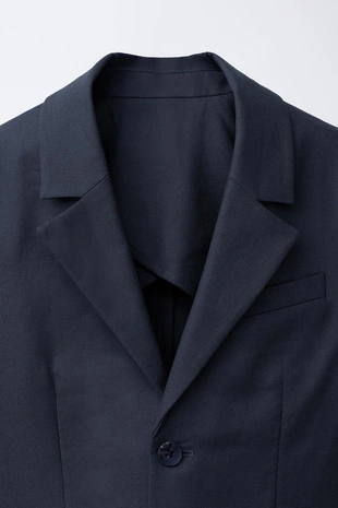 Костюмный блейзер из хлопка и льна- Заказать в России