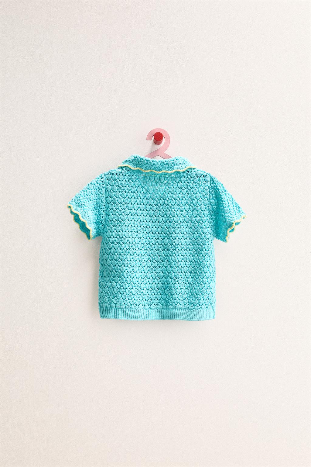 ZARA TIMELESS - ПОЛО В РУБЧИК С КОНТРАСТОМ