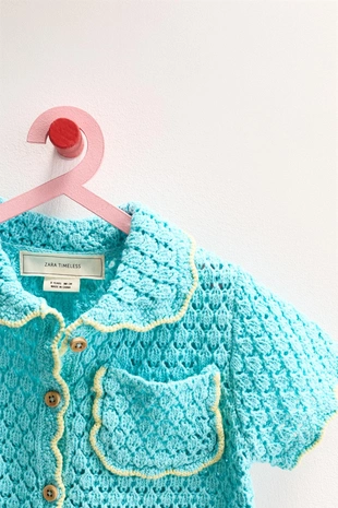 Zara Timeless - поло в рубчик с контрастом- Заказать в России