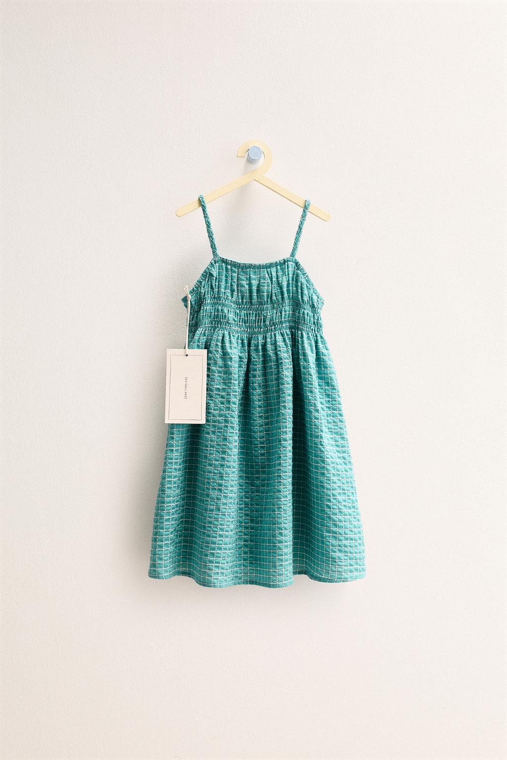 ПЛАТЬЕ В КЛЕТКУ — ZARA TIMELESS