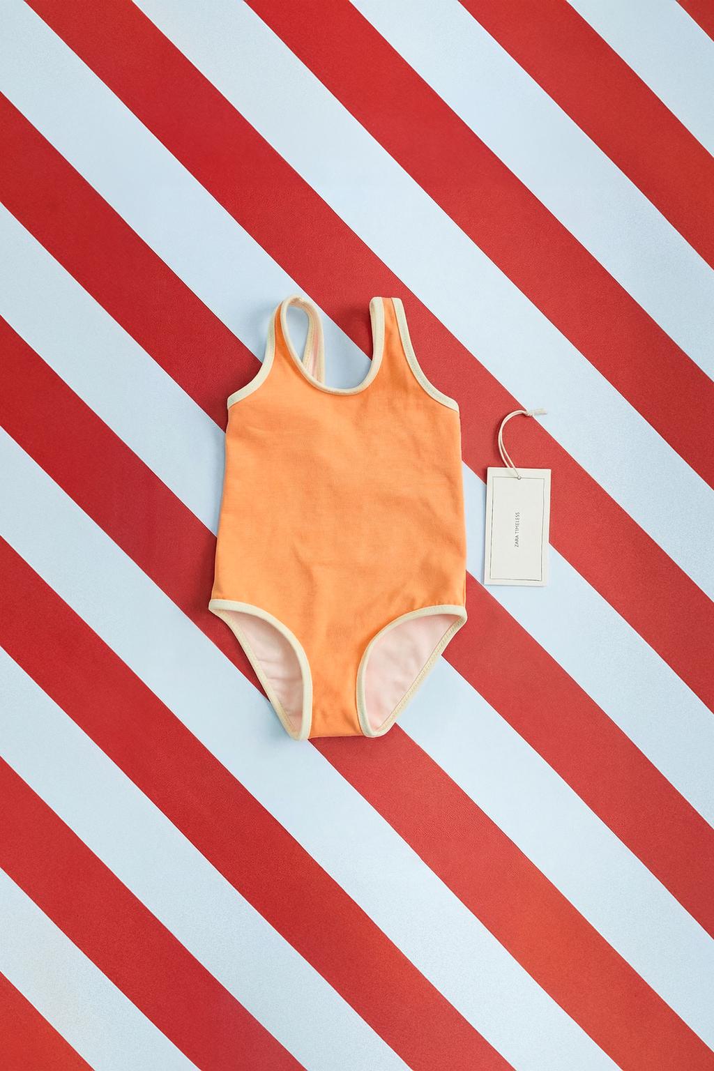 ZARA TIMELESS - ПЛАВКИ С КОНТРАСТНЫМИ ДЕТАЛЯМИ