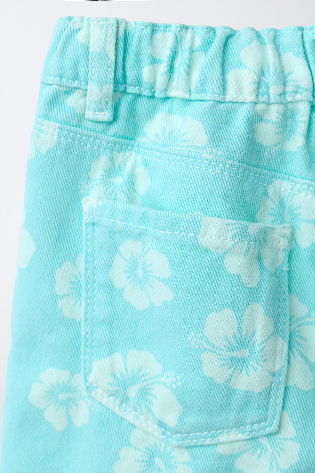 ЦВЕТОЧНЫЕ БЕРМУДЫ «Мом Фит»