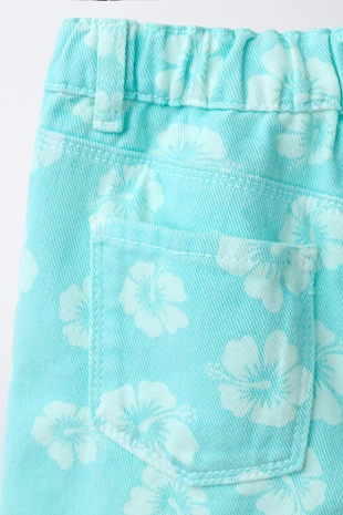 Цветочные бермуды «Мом Фит»- Заказать в России