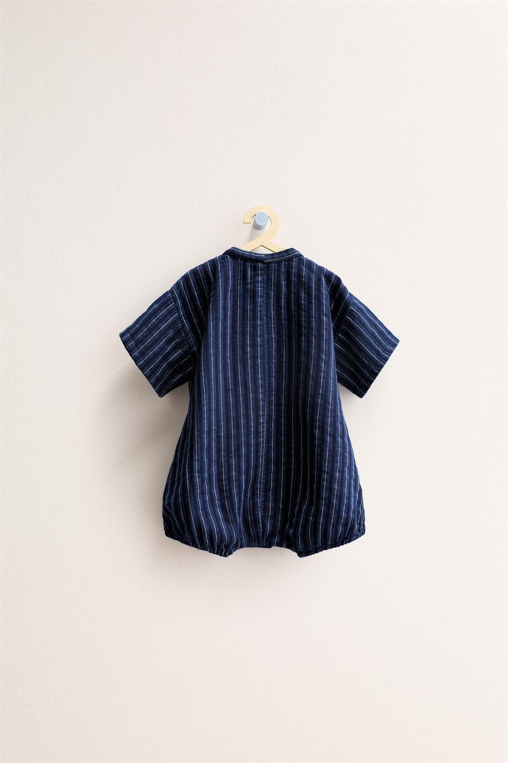 ZARA TIMELESS — КОМБИНЕЗОН-КИМОНО В ПОЛОСКУ