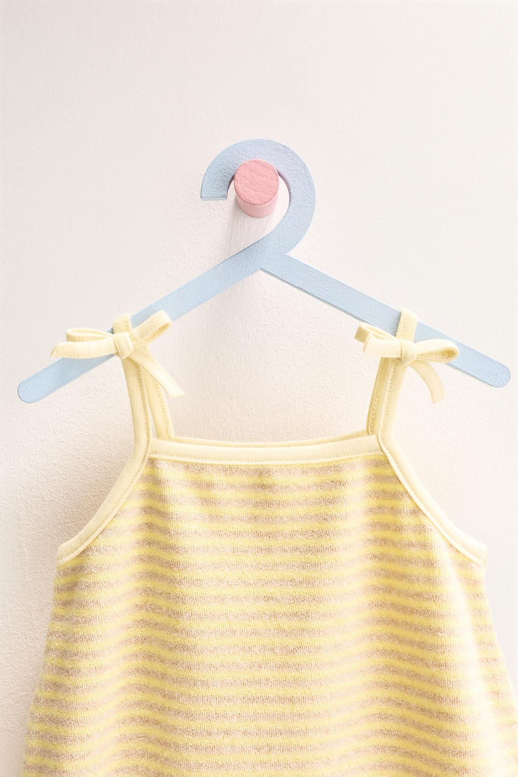 ZARA TIMELESS - ПОЛОСАТЫЙ РОМПЕР ИЗ МАХРОВОЙ ТКАНИ