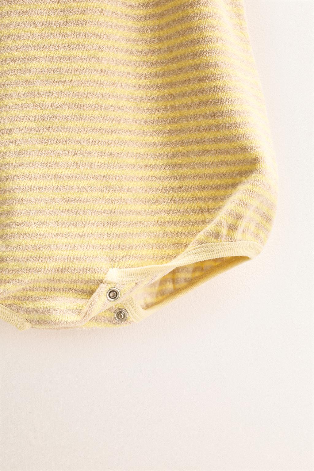 ZARA TIMELESS - ПОЛОСАТЫЙ РОМПЕР ИЗ МАХРОВОЙ ТКАНИ