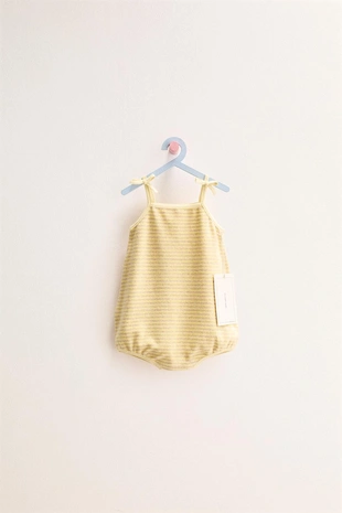 Zara Timeless - полосатый ромпер из махровой ткани- Заказать в России