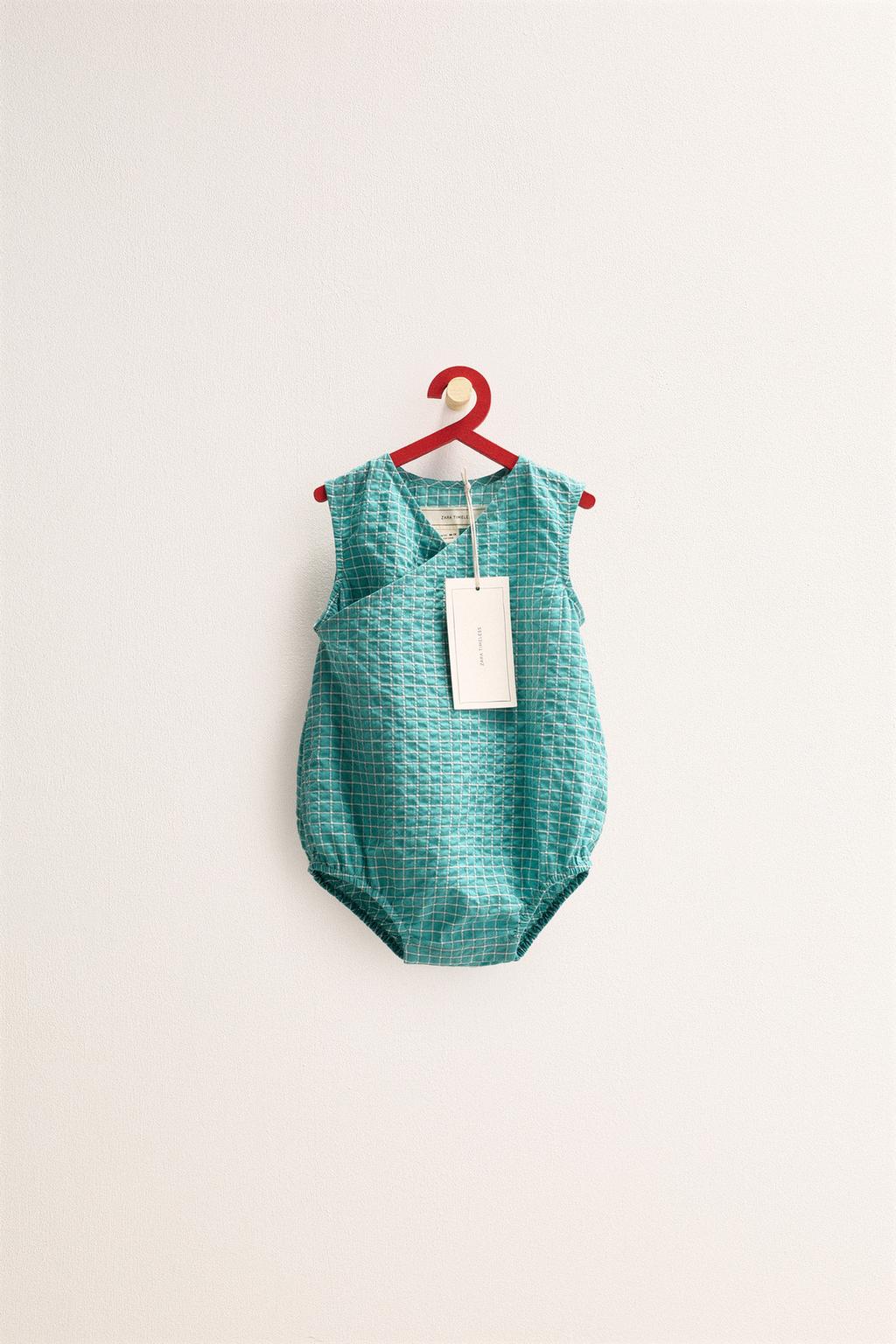 КОМБИНЕЗОН В КЛЕТКУ ZARA TIMELESS