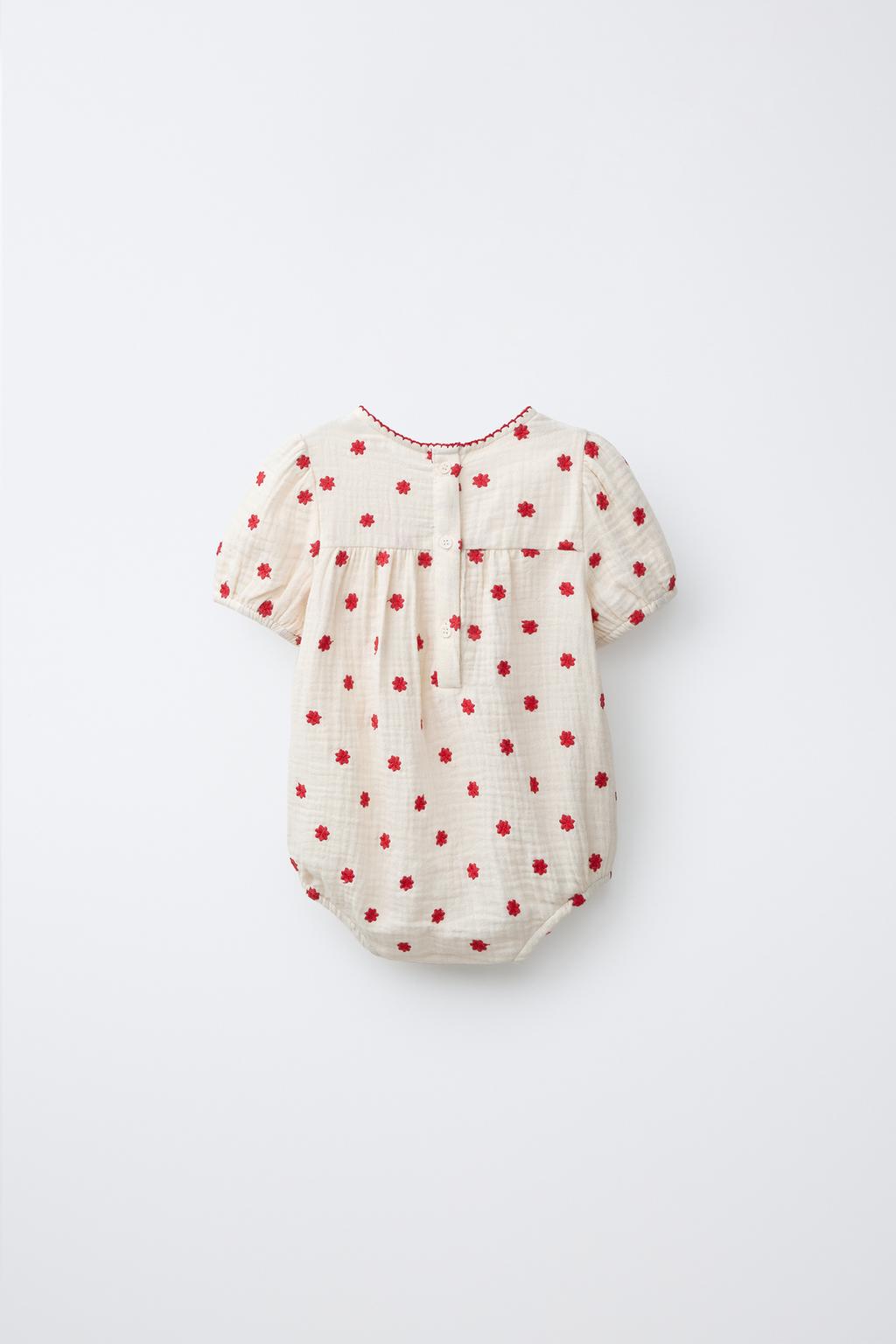 КОМБИНЕЗОН С ВЫШИВКОЙ «ЦВЕТЫ»