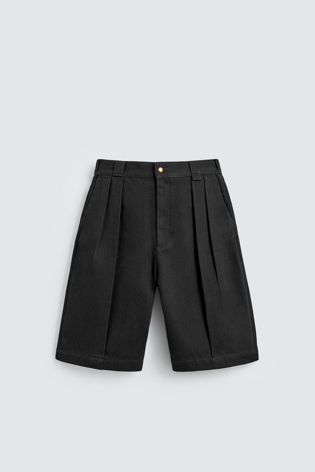 ШОРТЫ RELAXED FIT СО СКЛАДКАМИ