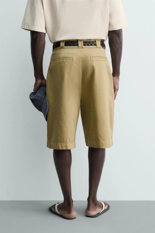 Шорты  со складками- Заказать в России