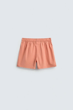 Набор из двух трусов-боксеров из поплина- Заказать в России