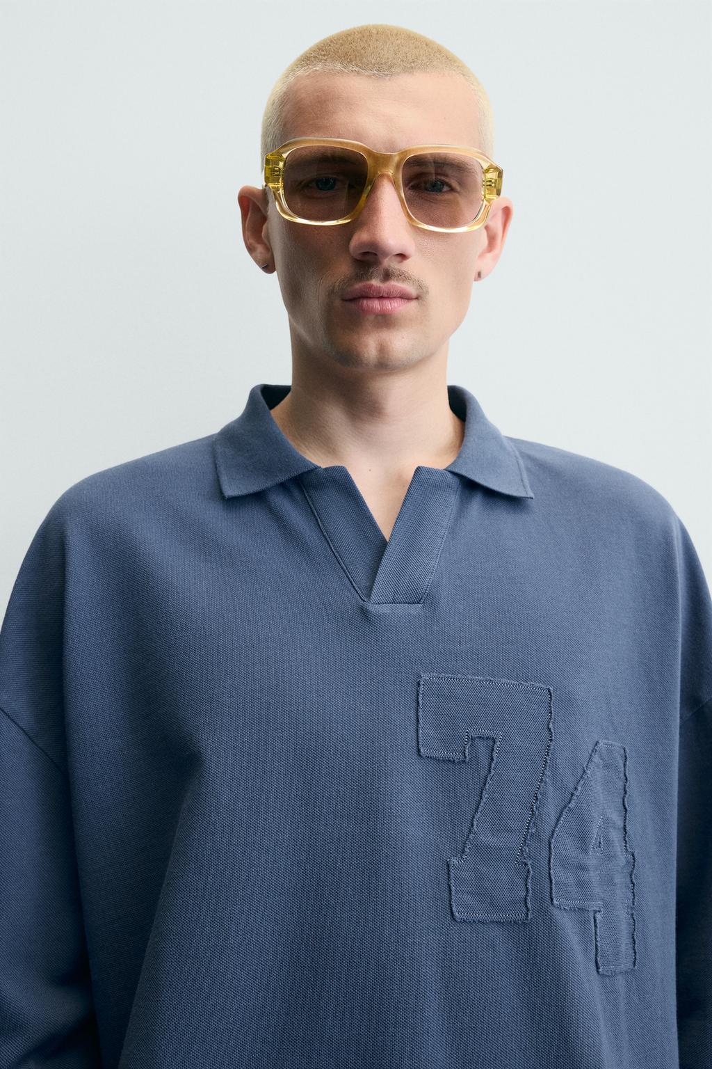 ПОЛО-ПИКЕ RELAXED FIT С НОМЕРАМИ