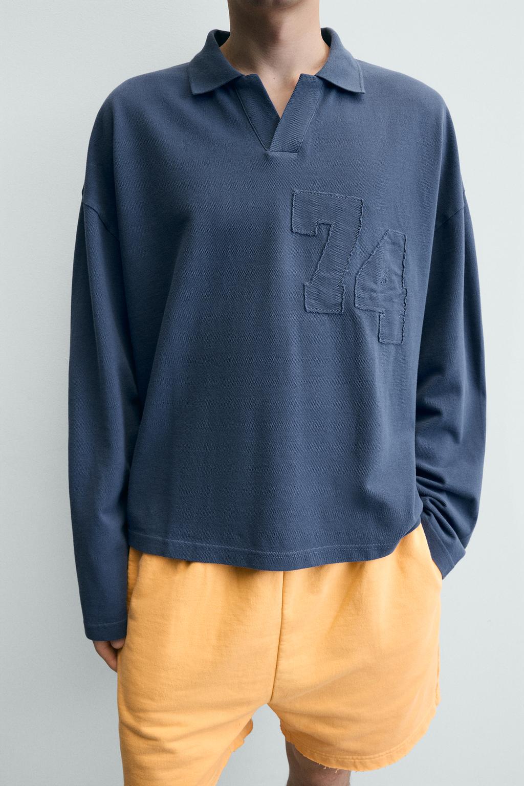 ПОЛО-ПИКЕ RELAXED FIT С НОМЕРАМИ