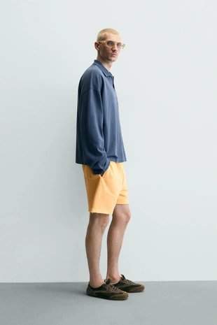 Поло-пике Relaxed Fit с номерами- Заказать в России