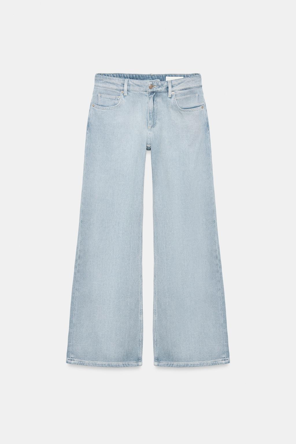 ДЖИНСЫ WIDE-LEG С НИЗКОЙ ПОСАДКОЙ — ZW COLLECTION