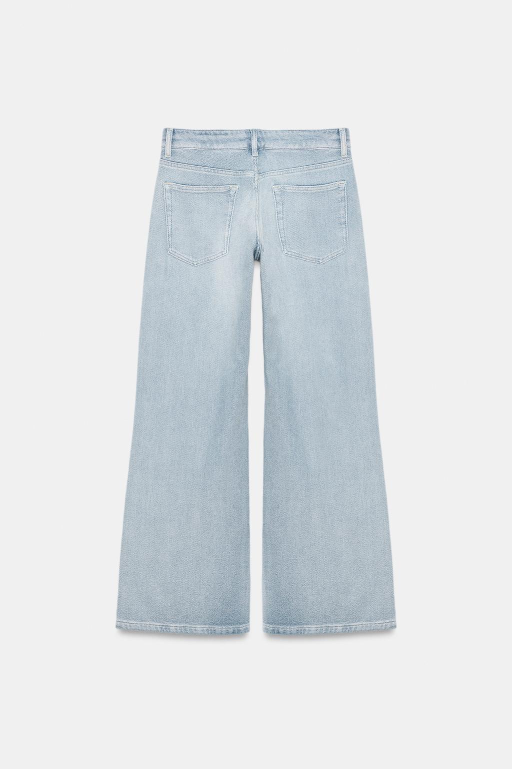 ДЖИНСЫ WIDE-LEG С НИЗКОЙ ПОСАДКОЙ — ZW COLLECTION