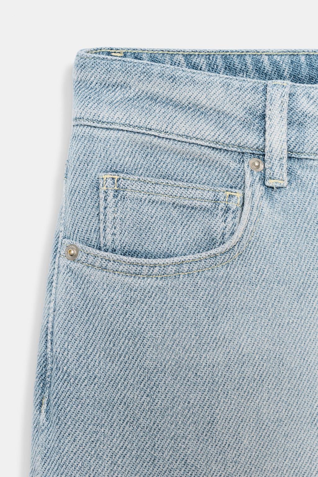 ДЖИНСЫ WIDE-LEG С НИЗКОЙ ПОСАДКОЙ — ZW COLLECTION