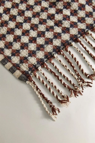 Плед с рисунком из бриллиантов из шениля- Заказать в России