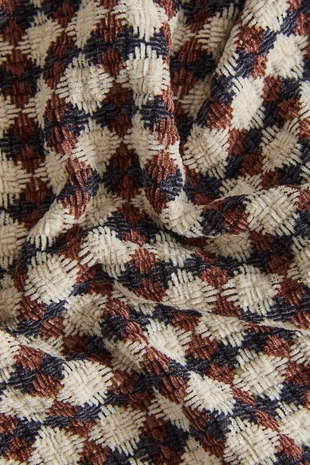 Плед с рисунком из бриллиантов из шениля- Заказать в России