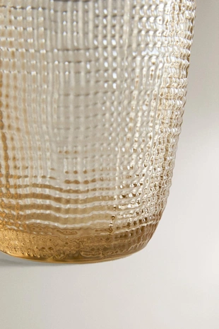 Стакан из стекла с рельефным узором- Заказать в России