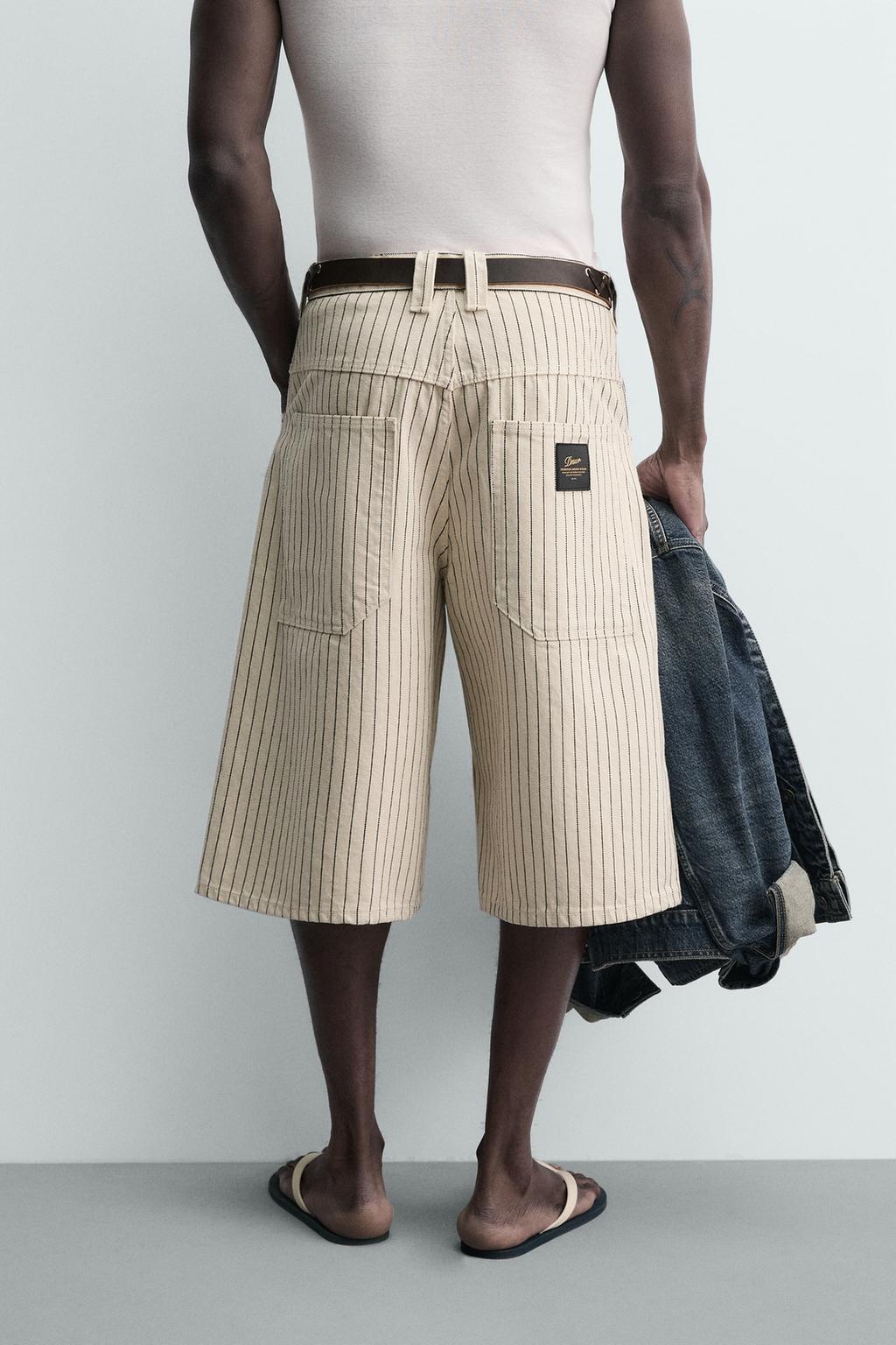 ШОРТЫ-ДЖОРТСЫ RELAXED FIT В ПОЛОСКУ