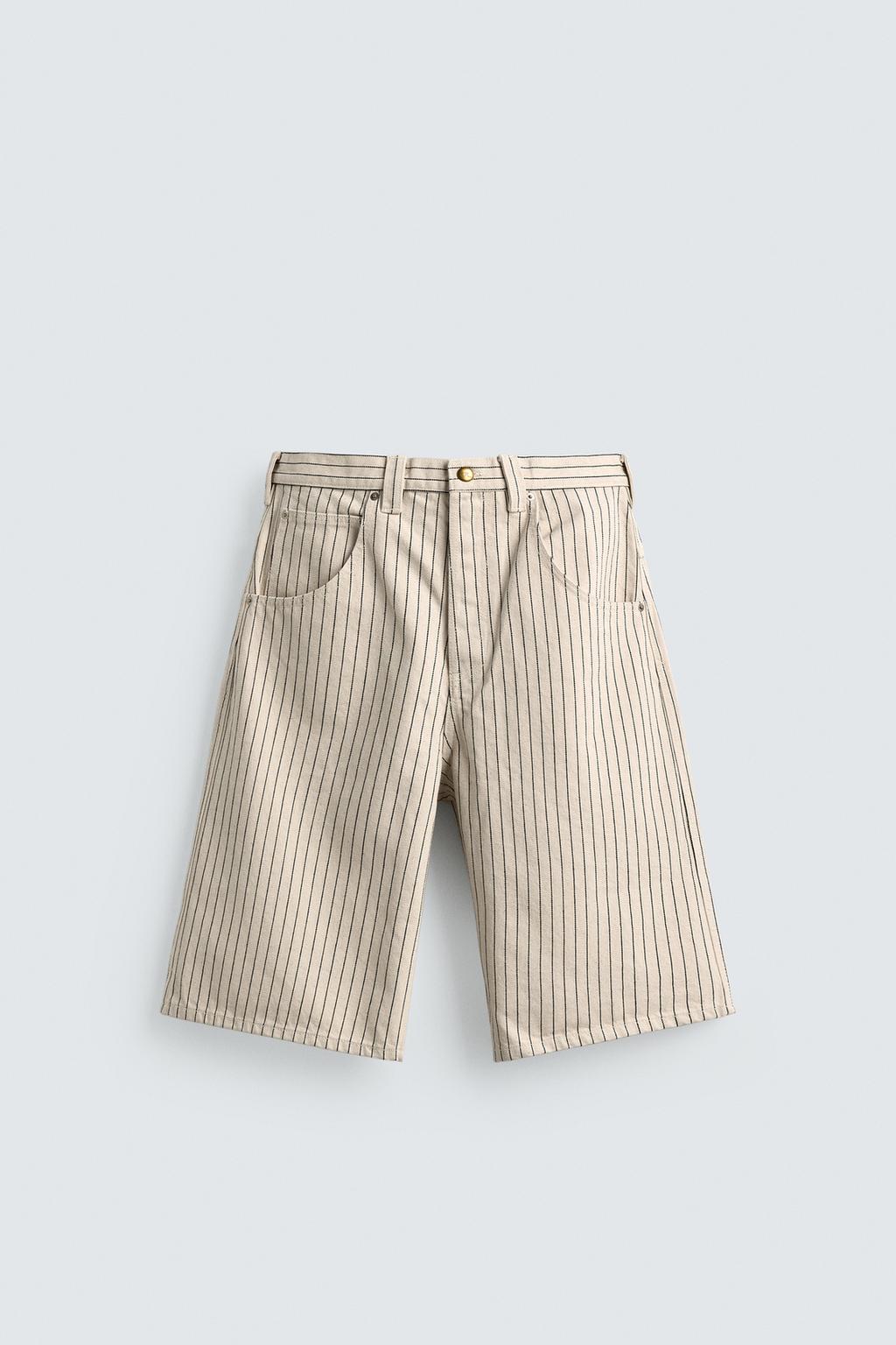 ШОРТЫ-ДЖОРТСЫ RELAXED FIT В ПОЛОСКУ