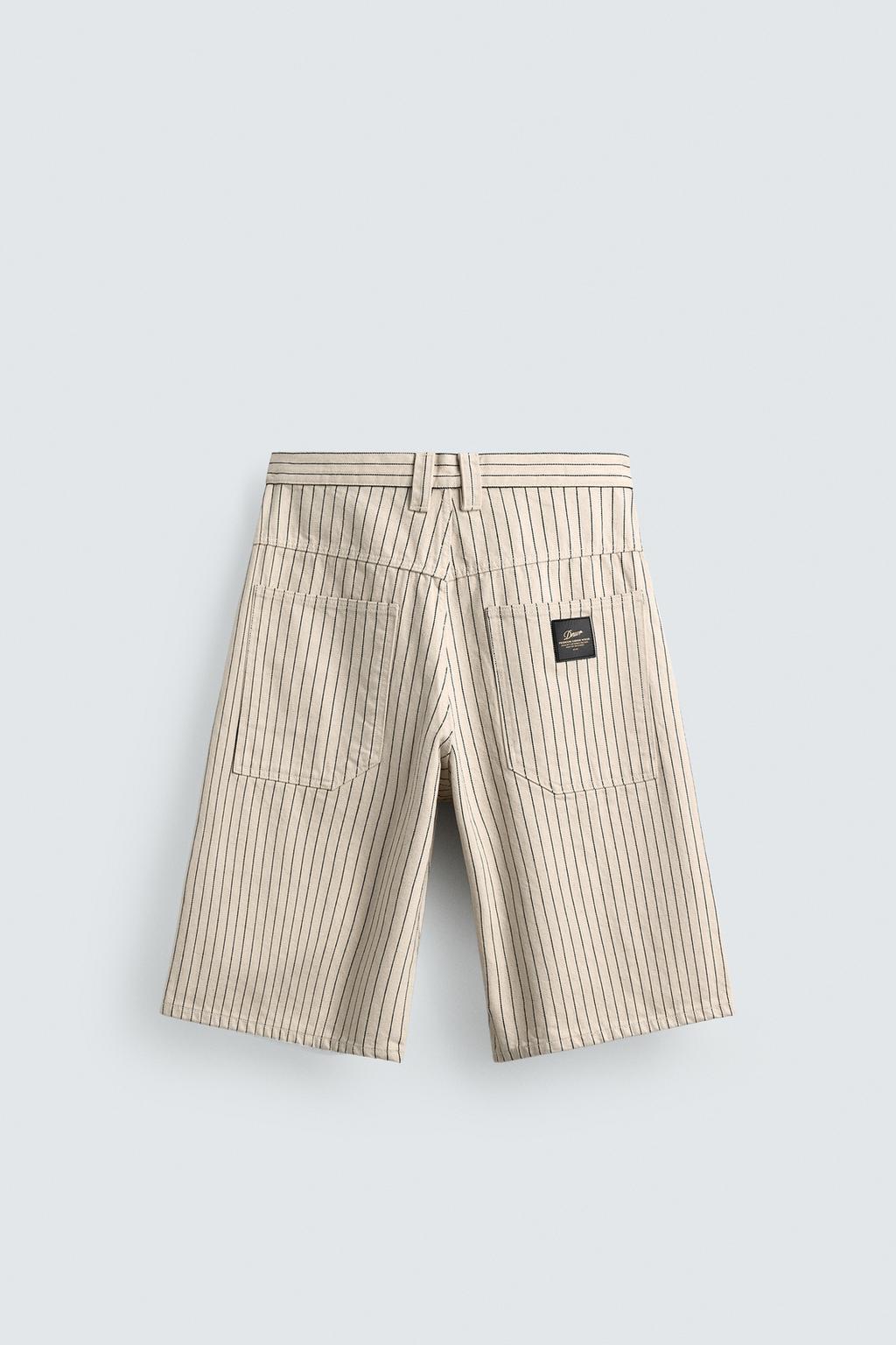 ШОРТЫ-ДЖОРТСЫ RELAXED FIT В ПОЛОСКУ