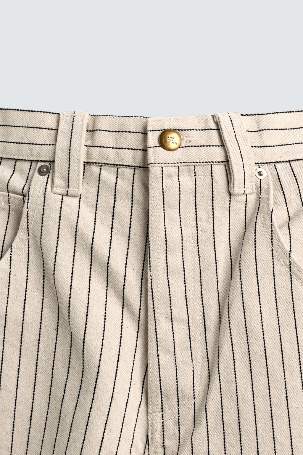 ШОРТЫ-ДЖОРТСЫ RELAXED FIT В ПОЛОСКУ