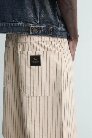 Шорты-джортсы Relaxed Fit в полоску- Заказать в России