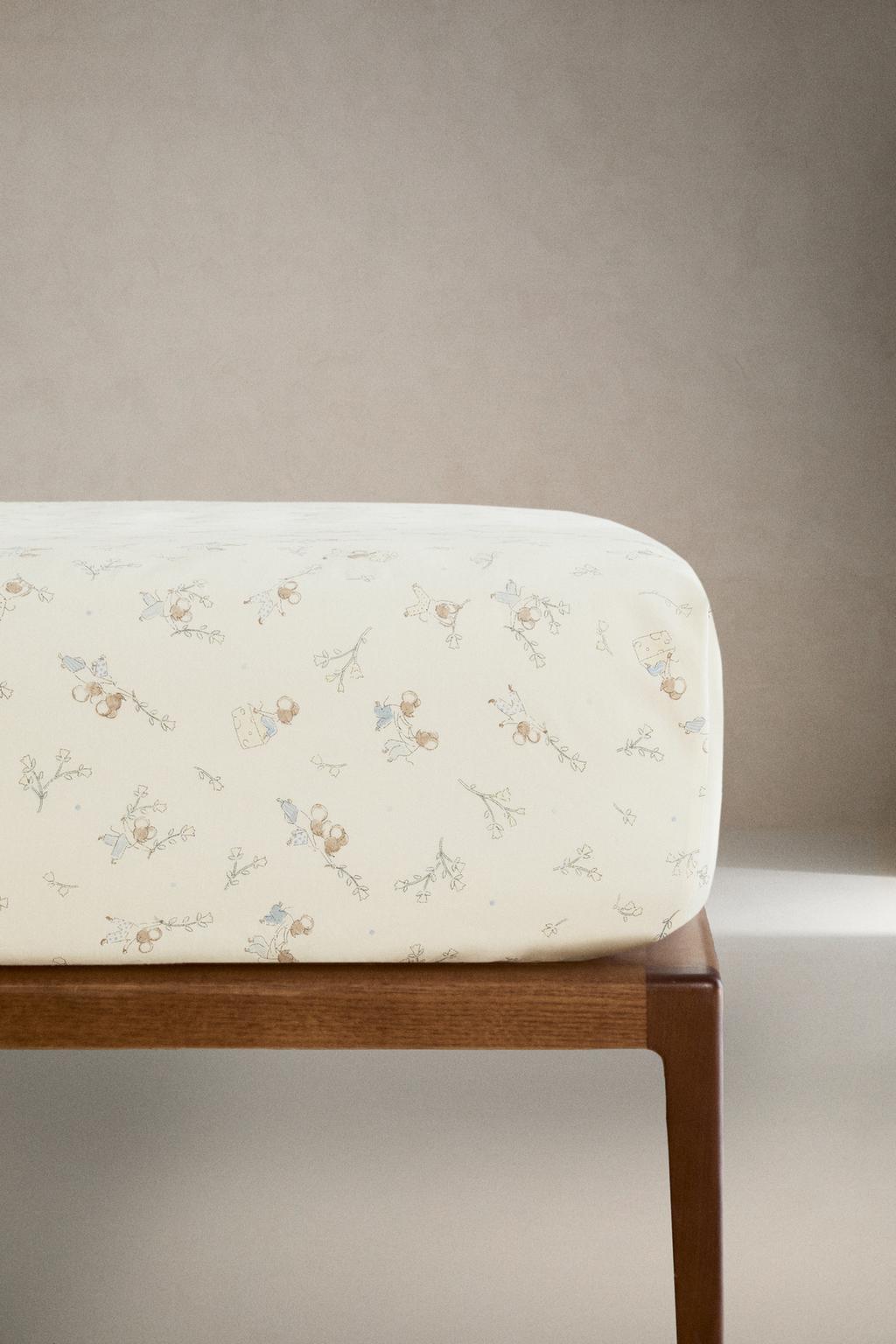 Детский простынный комплект с мышками