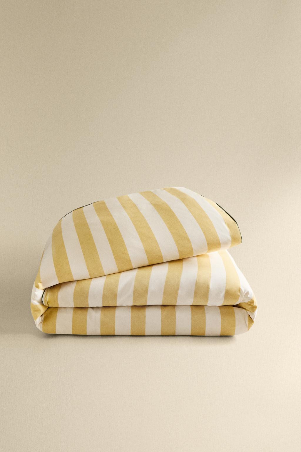 Ристанковый постельный чехол из мытого хлопка