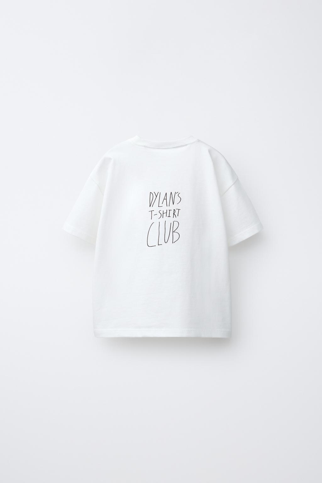 ФУТБОЛКА С ИЛЛЮСТРАЦИЕЙ «НАЗАД В БУДУЩЕЕ» X DYLAN´S T-SHIRT CLUB X ZARA