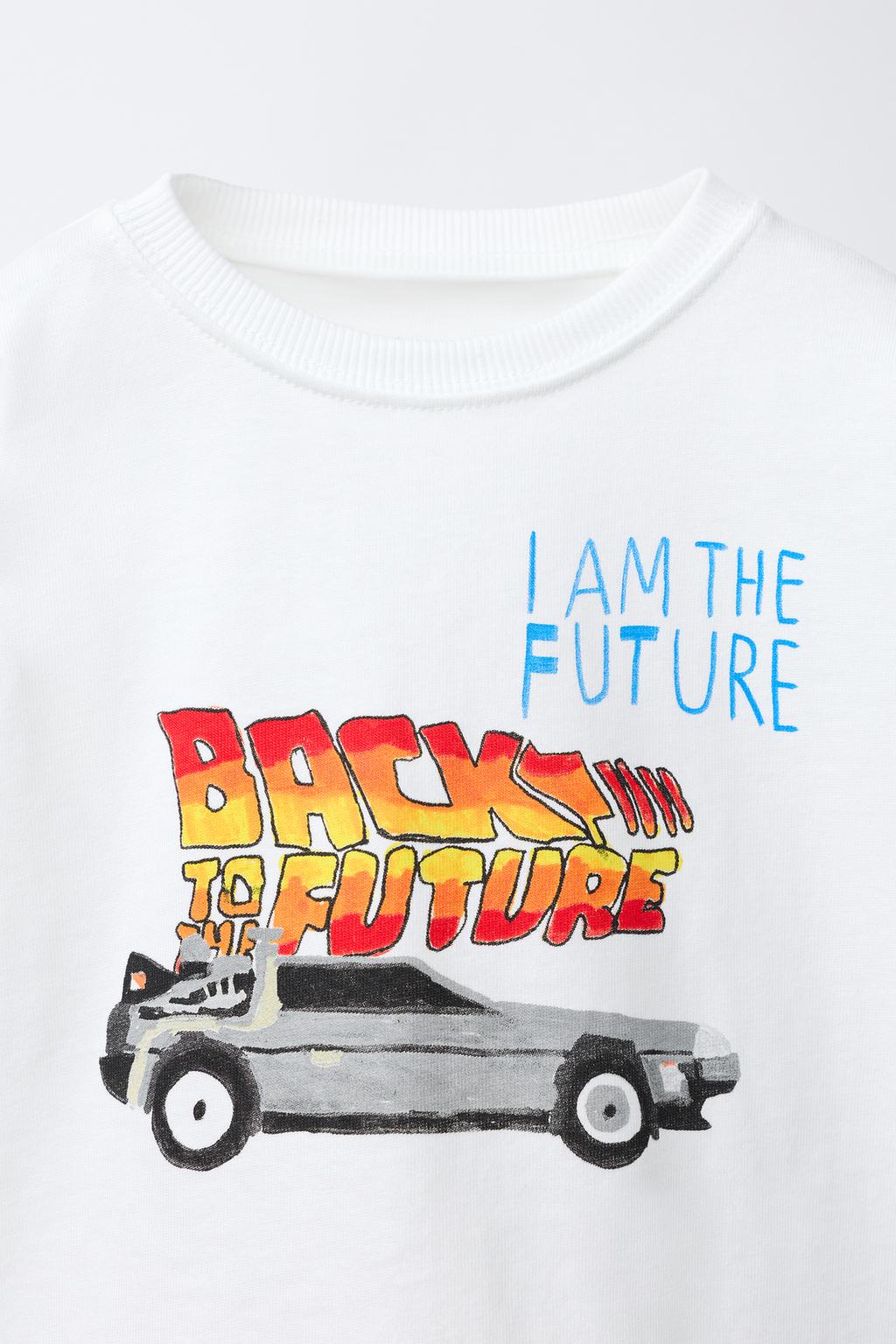 ФУТБОЛКА С ИЛЛЮСТРАЦИЕЙ «НАЗАД В БУДУЩЕЕ» X DYLAN´S T-SHIRT CLUB X ZARA