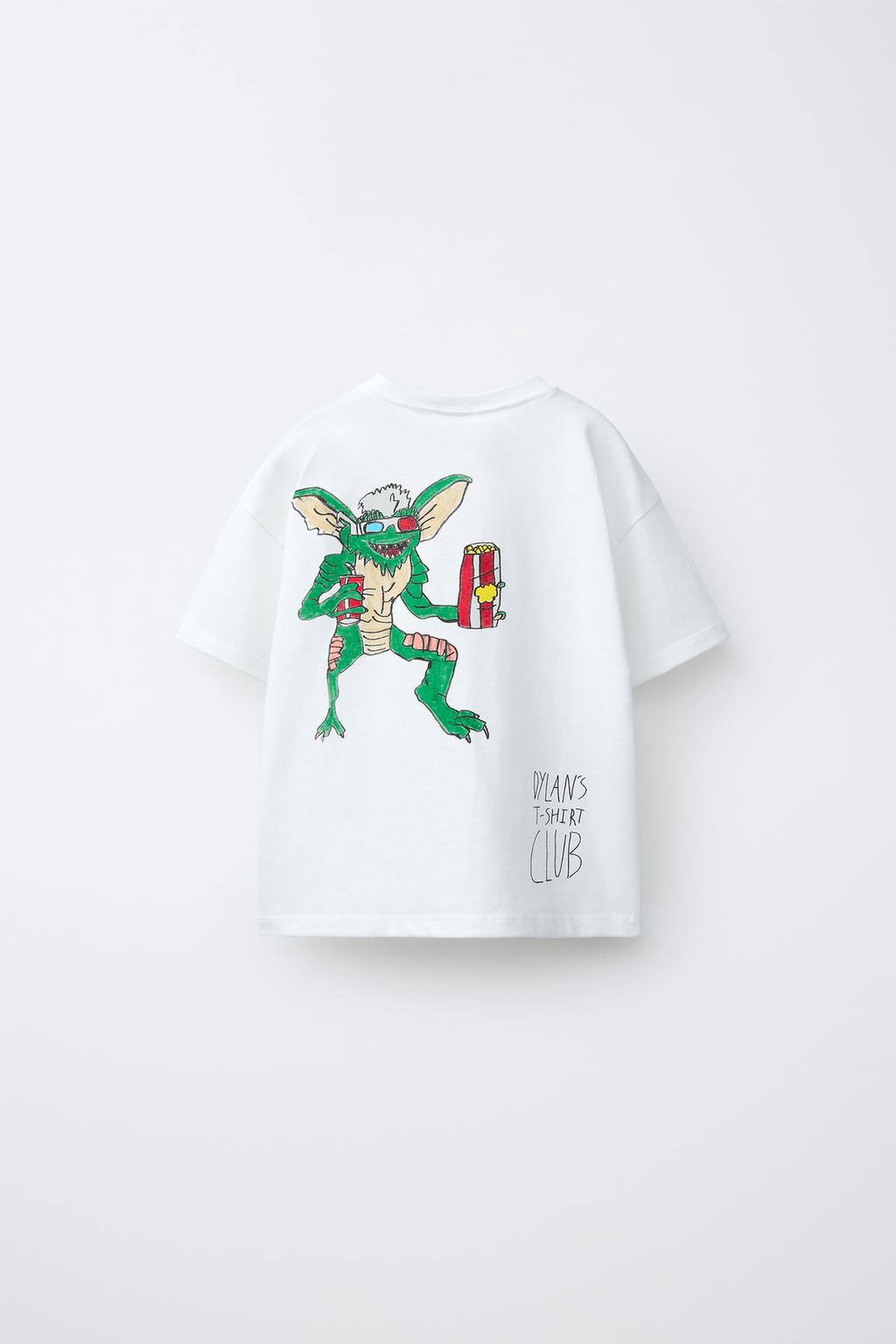 ФУТБОЛКА С ИЛЛЮСТРАЦИЕЙ GREMLINS™ & © X DYLAN´S T-SHIRT CLUB X ZARA