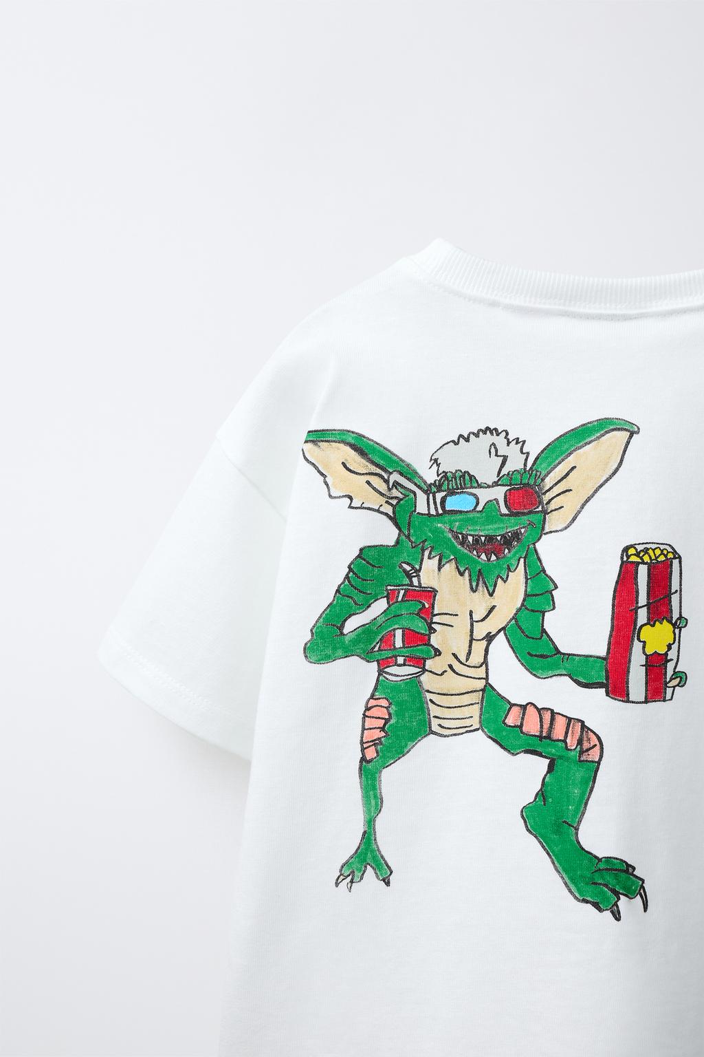ФУТБОЛКА С ИЛЛЮСТРАЦИЕЙ GREMLINS™ & © X DYLAN´S T-SHIRT CLUB X ZARA