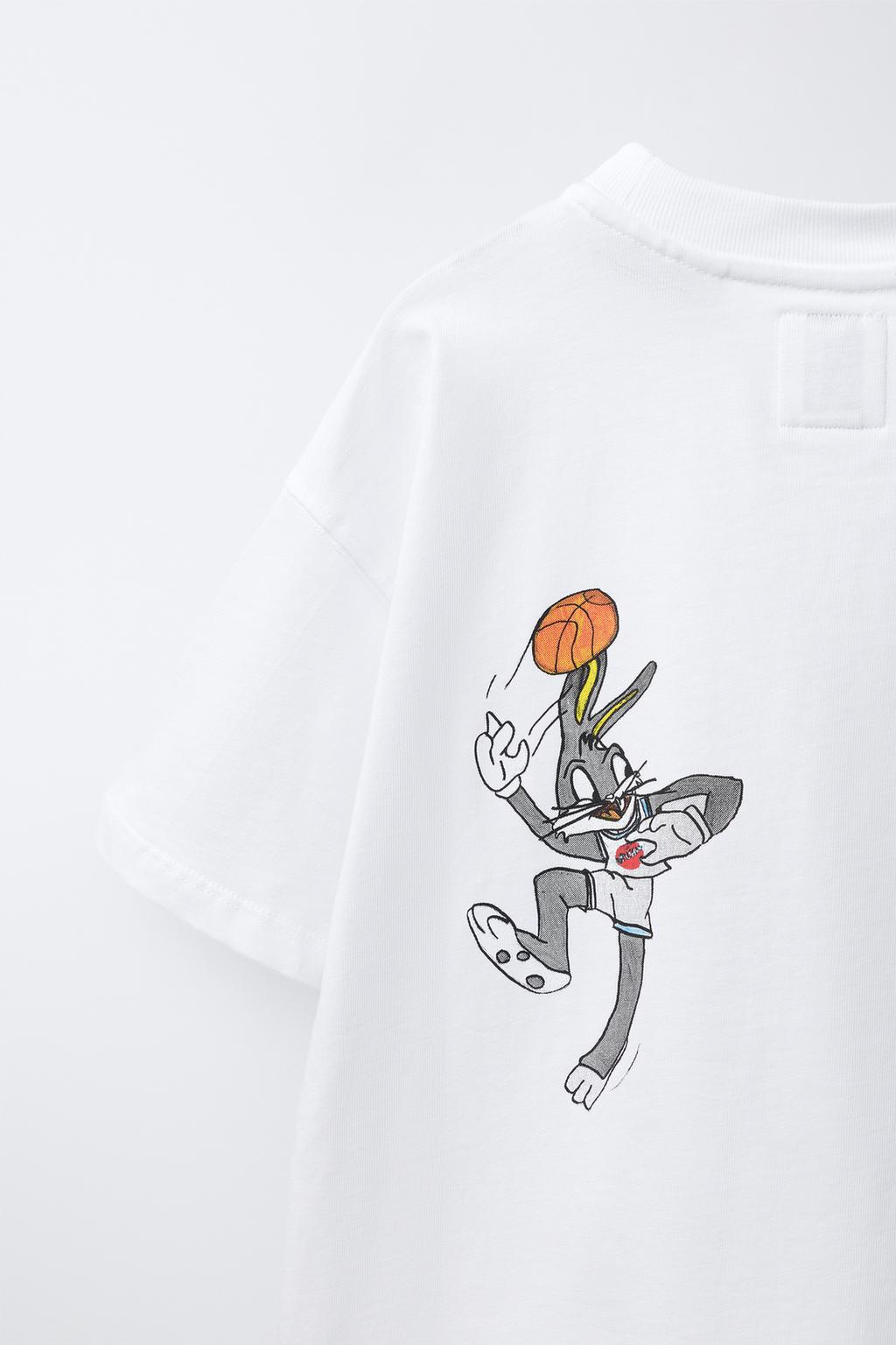 ФУТБОЛКА С ИЛЛЮСТРАЦИЕЙ SPACE JAM™ & © X DYLAN´S T-SHIRT CLUB X ZARA