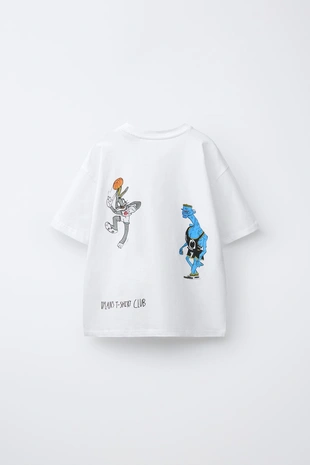 Футболка с иллюстрацией Space Jam™ & © X Dylan´S T-Shirt Club X Zara- Заказать в России
