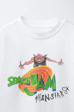 Футболка с иллюстрацией Space Jam™ & © X Dylan´S T-Shirt Club X Zara- Заказать в России