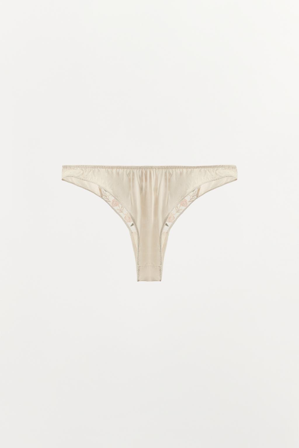 ТРУСЫ ИЗ ТЮЛЯ С ВЫШИВКОЙ И БУСИНАМИ