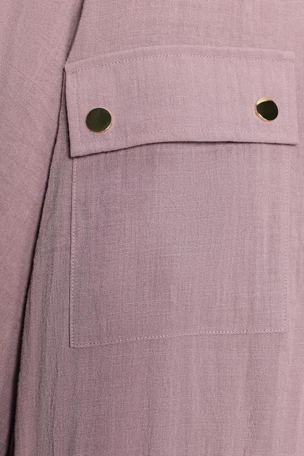 КОРОТКАЯ КУРТКА С ПОДВЕРНУТЫМИ РУКАВАМИ