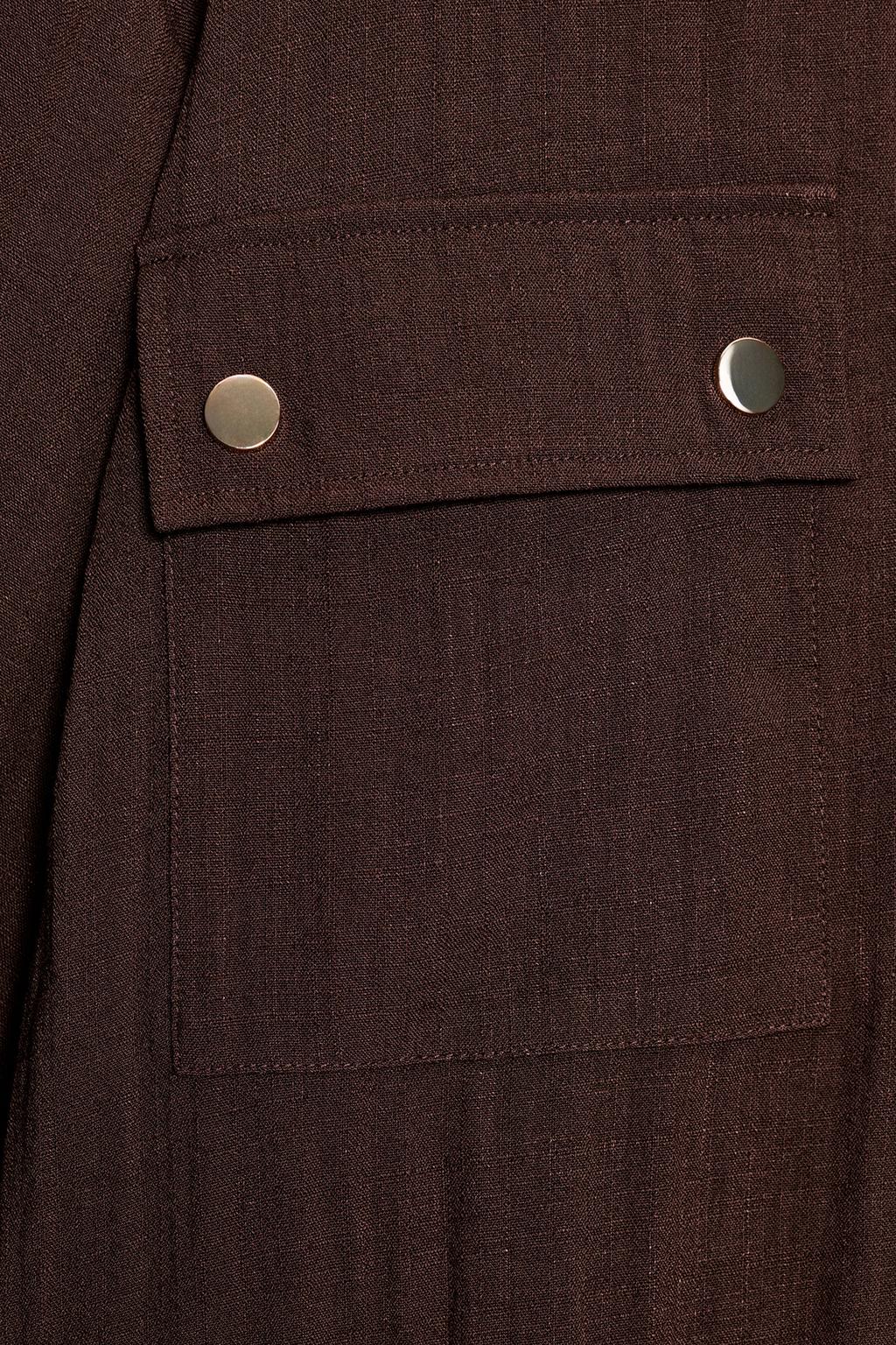 КОРОТКАЯ КУРТКА С ПОДВЕРНУТЫМИ РУКАВАМИ