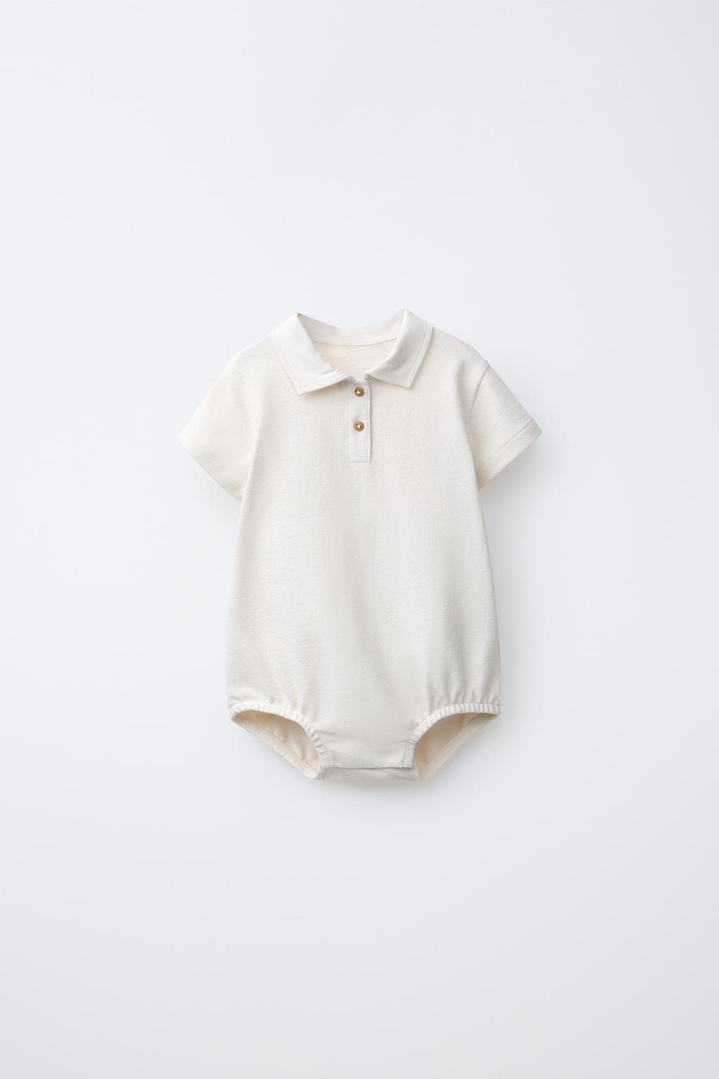 БОДИ С ВОРОТНИКОМ ПОЛО