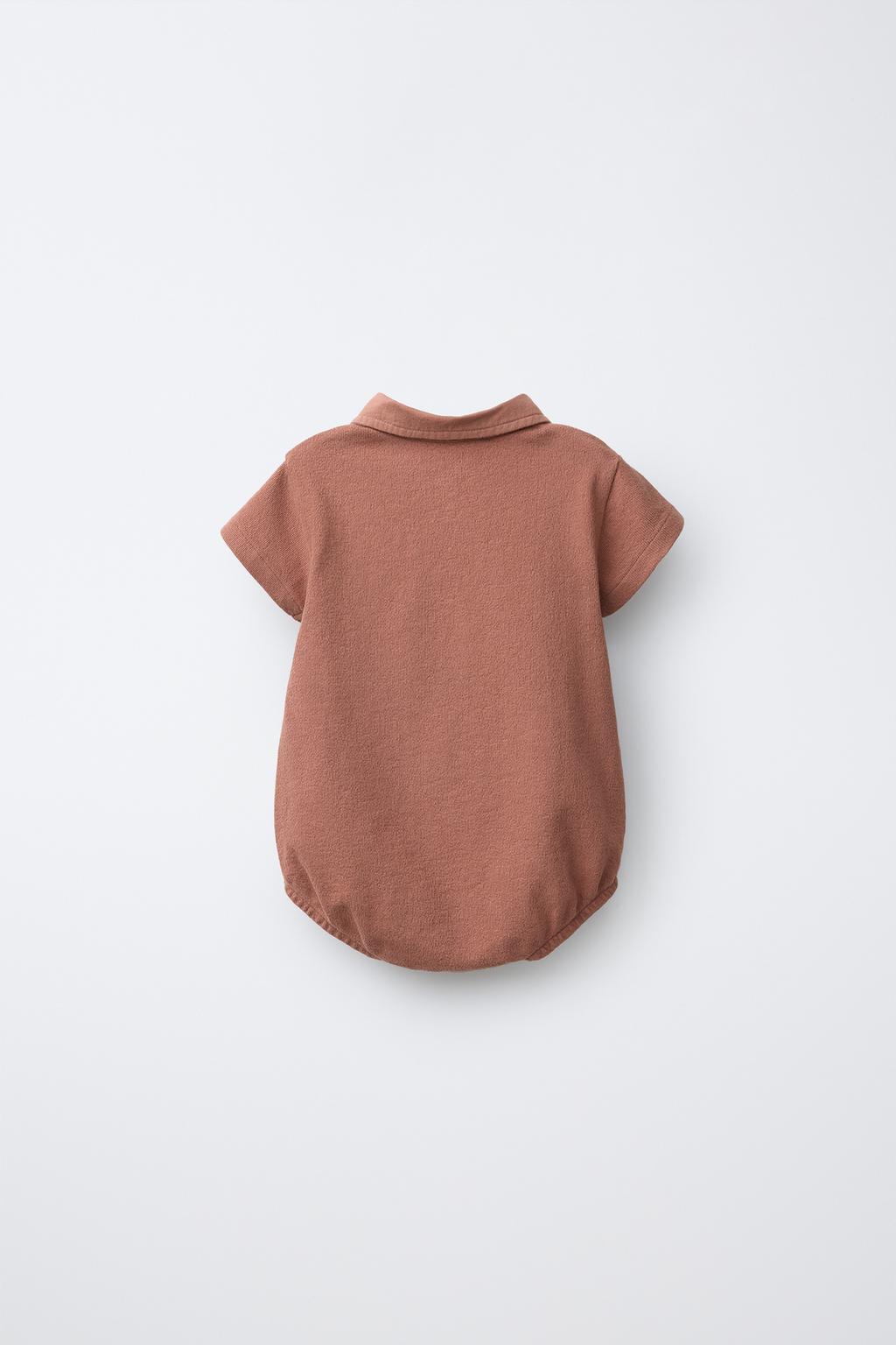 БОДИ С ВОРОТНИКОМ ПОЛО