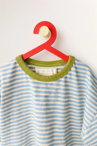 Zara «Timeless» - футболка в полоску- Заказать в России