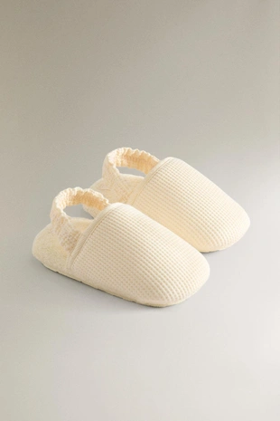 Купить Zara Детские тапочки с вязаным узором