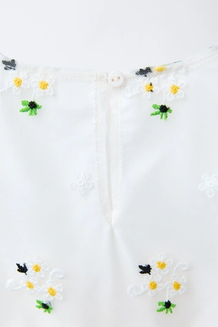 Платье из полупрозрачной ткани с вышивкой- Заказать в России