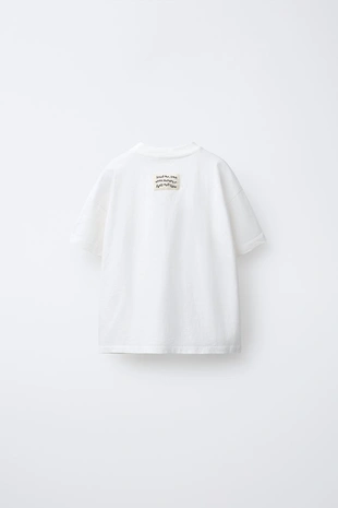 Футболка с вязаным карманом крючком- Заказать в России