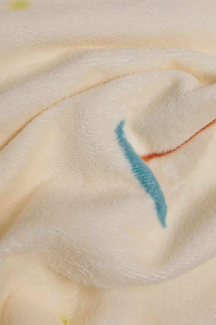 Детский махровый пляжный полотенце с яхтой